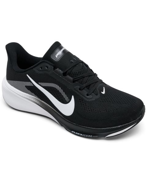 Мужские кроссовки Nike Pegasus 42 Road Running Wide Toe Box, цвет: Чёрный / Белый