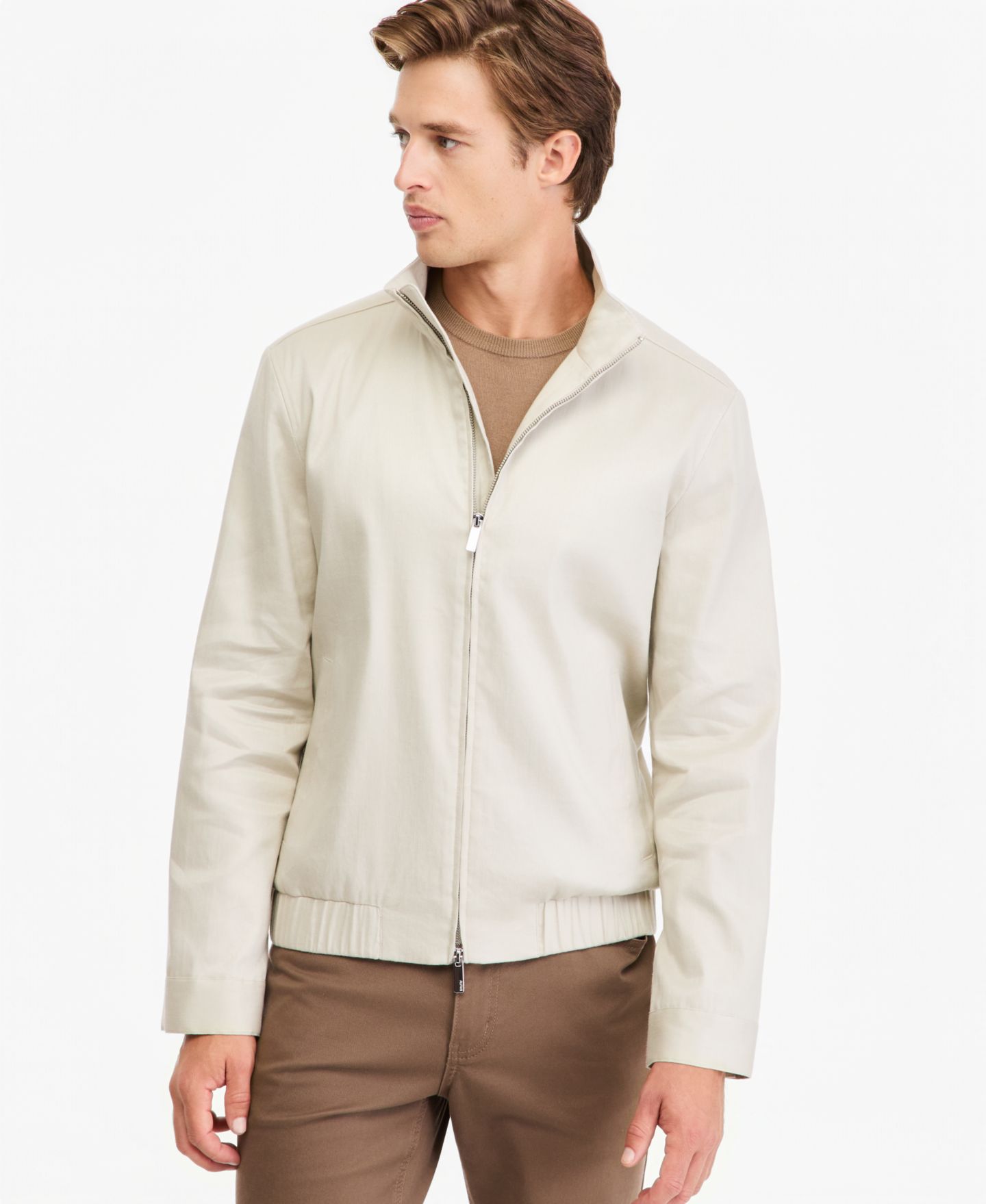 Мужская куртка Alfani Camden Lightweight Linen-Blend, цвет: Abalone — фото 1