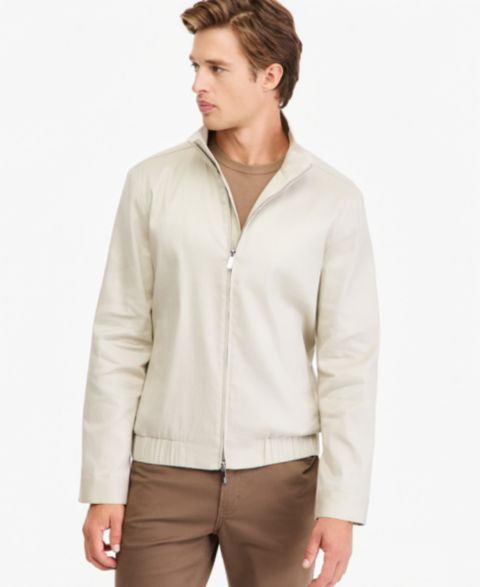 Мужская куртка Alfani Camden Lightweight Linen-Blend, цвет: Abalone