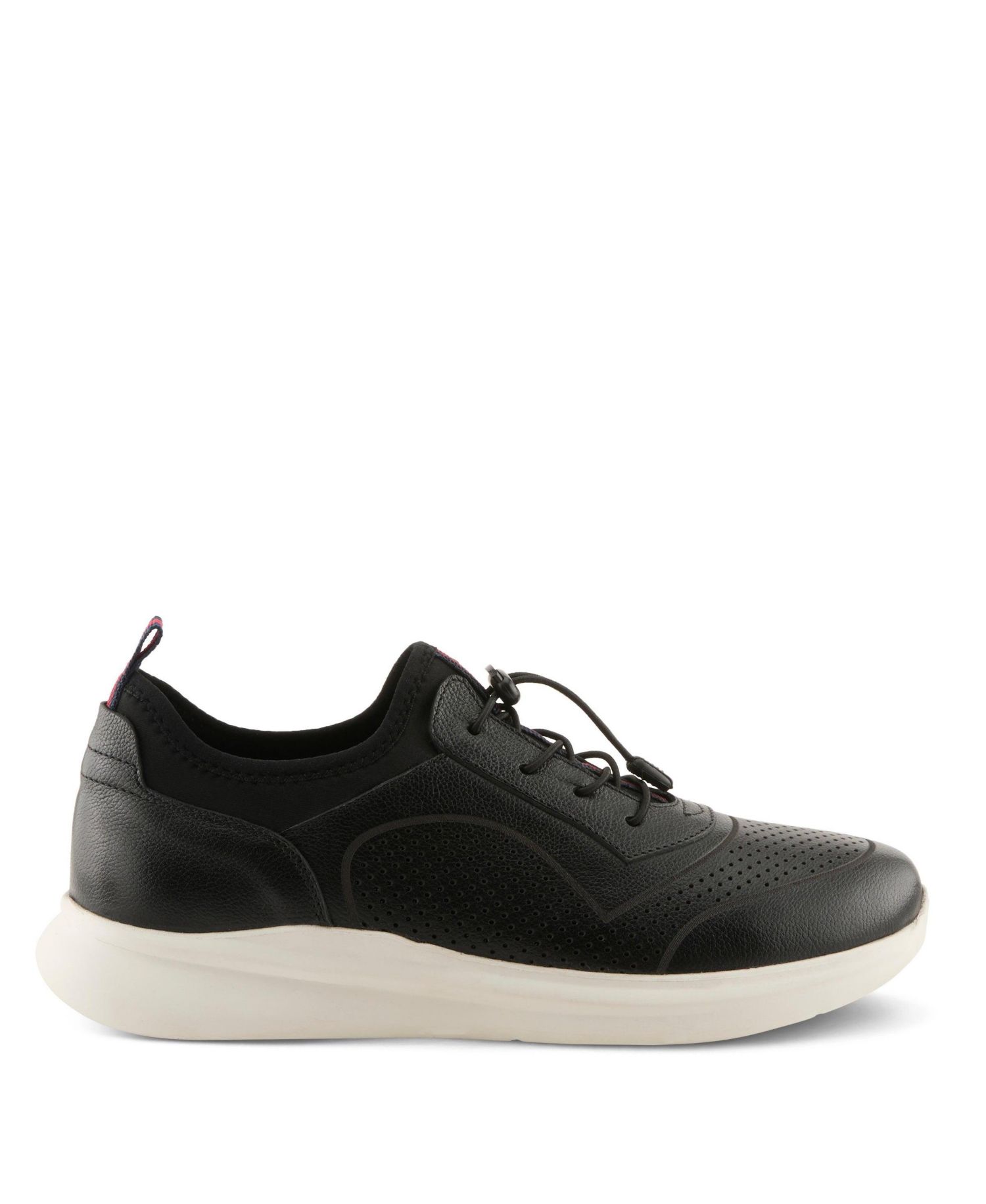 Kriss Men's Fashion Sneaker with Leather Upper