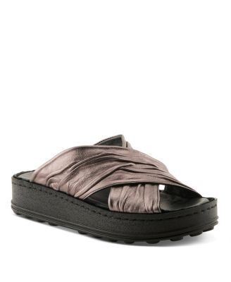 Women's Majorelle Wedge with Leather Upper