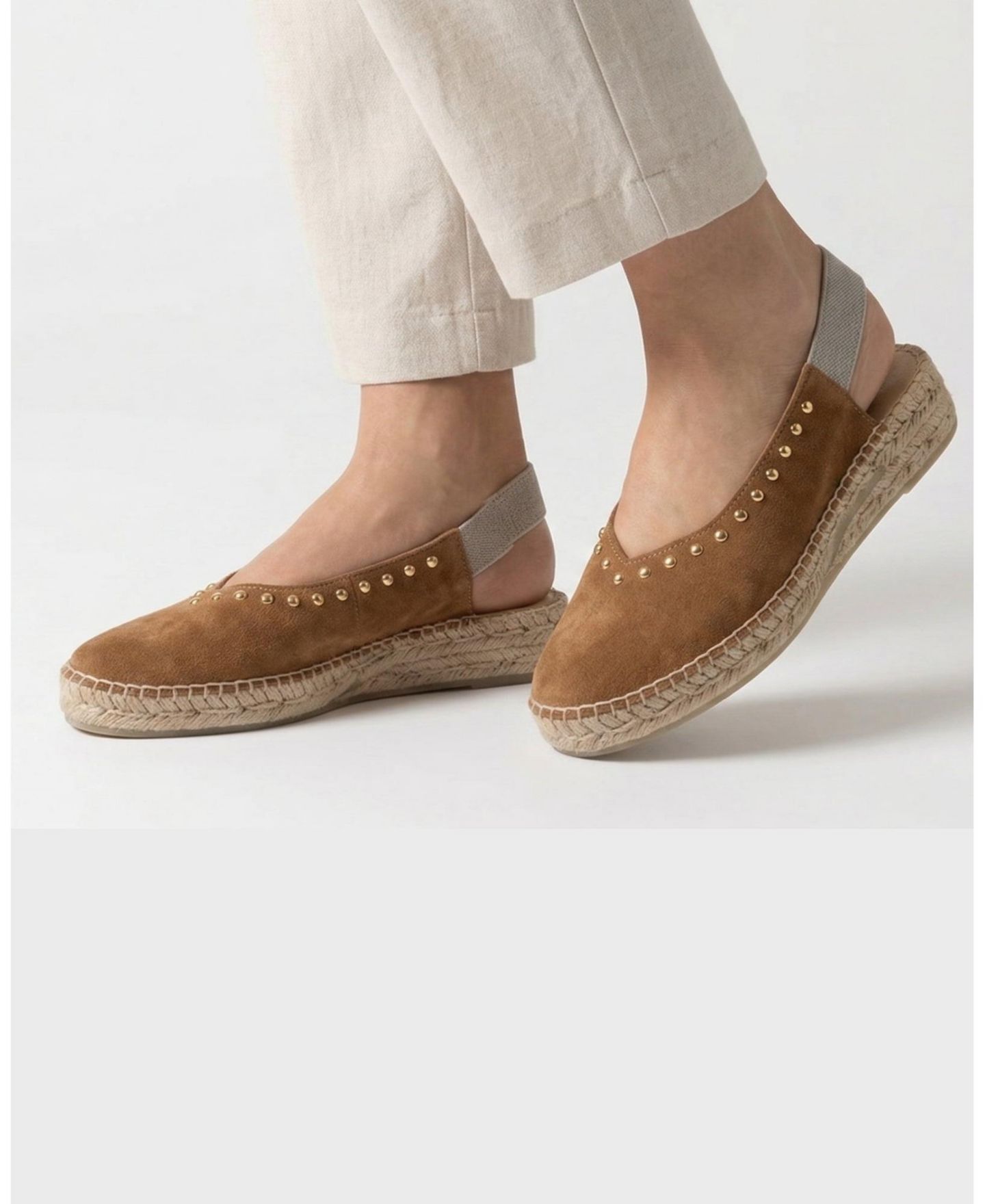 Женские сандалии Menina Step Vayrac Espadrille, цвет: Светлый коричневый — фото 6