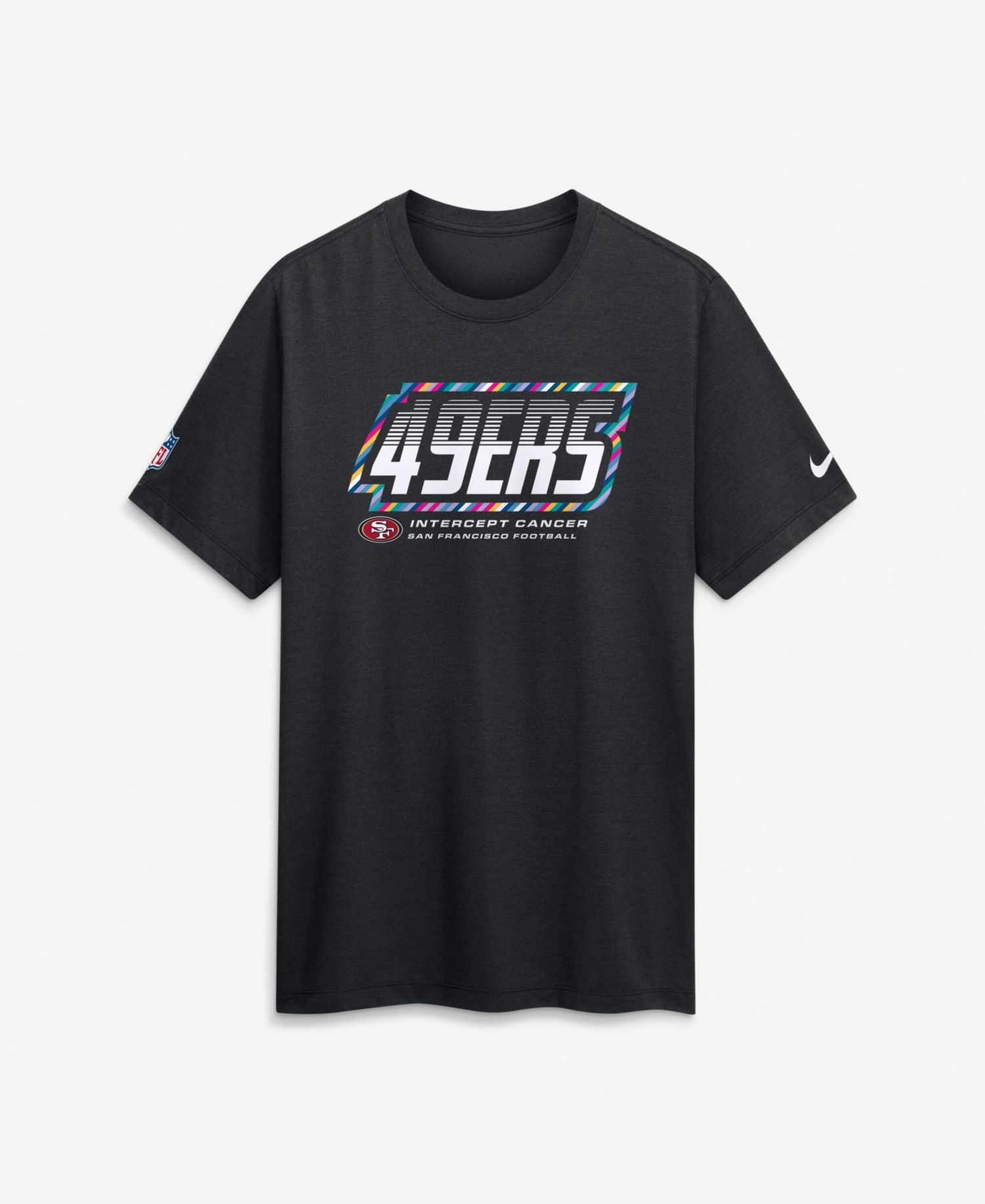 Men's Black San Francisco 49ers 2026 NFL Cruical Catch Sideline Dri-Fit T-Shirt