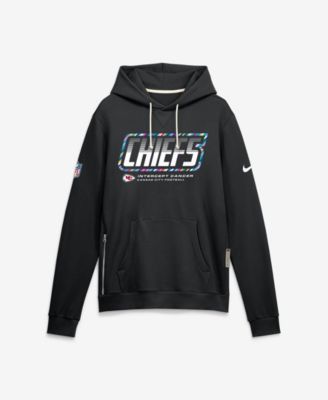 Men's Black Kansas City Chiefs 2026 NFL Cruical Catch Sideline Dri-Fit Pullover Hoodie