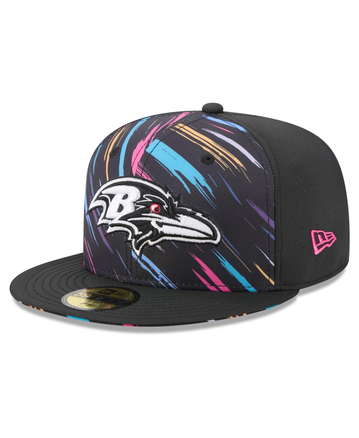 New Era Men's Black Baltimore Ravens 2026 Nfl Cruical Catch 59FIFTY Fitted Hat