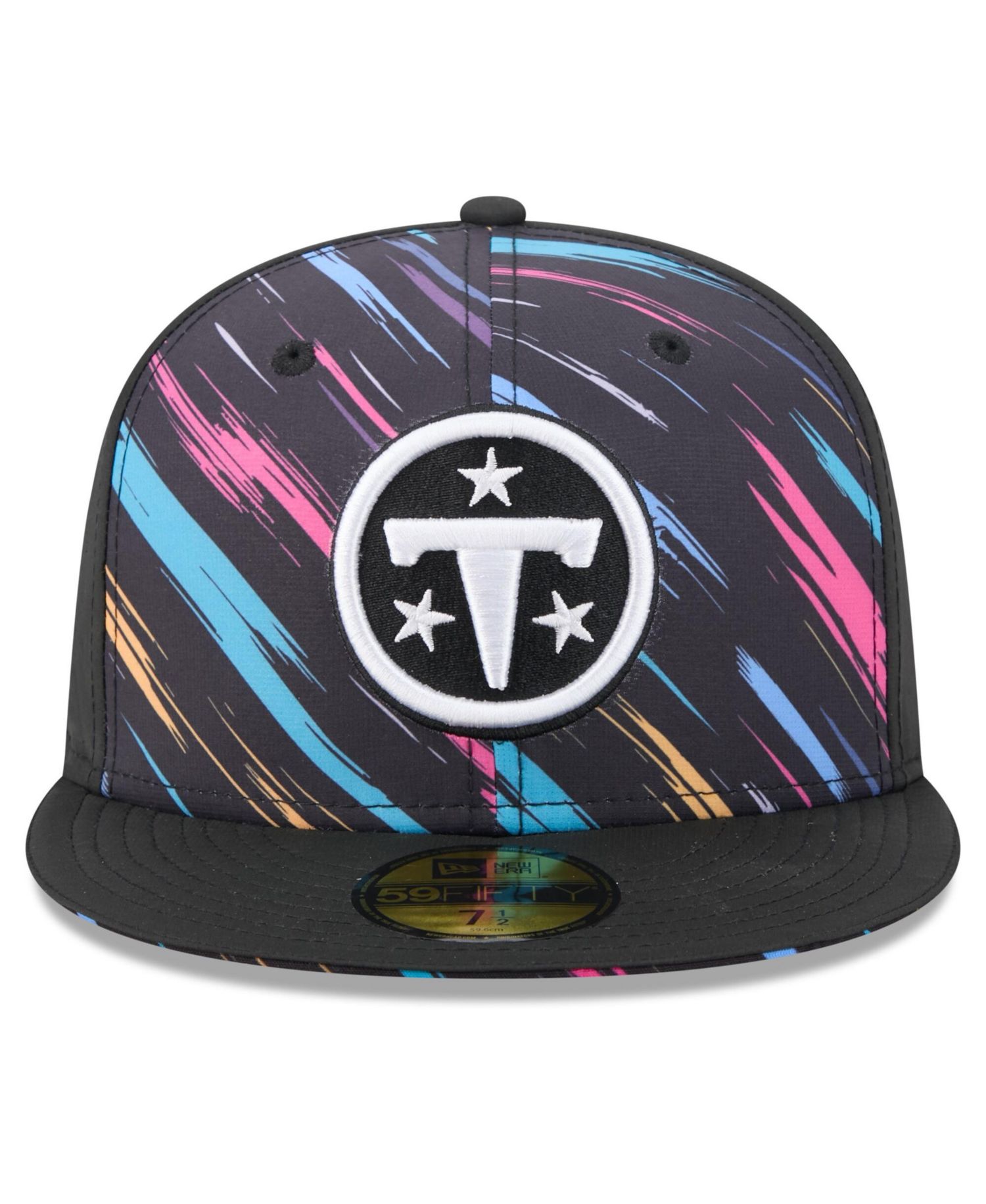 Men's Black Tennessee Titans 2026 NFL Cruical Catch 59FIFTY Fitted Hat