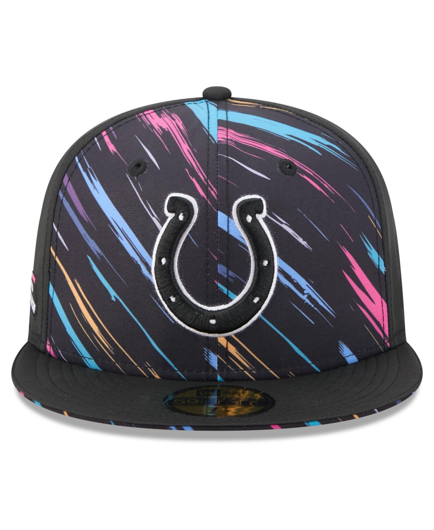 Men's Black Indianapolis Colts 2026 NFL Cruical Catch 59FIFTY Fitted Hat