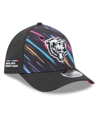 Men's Black Chicago Bears 2026 NFL Cruical Catch 39THIRTY M-Crown Stretch Hat