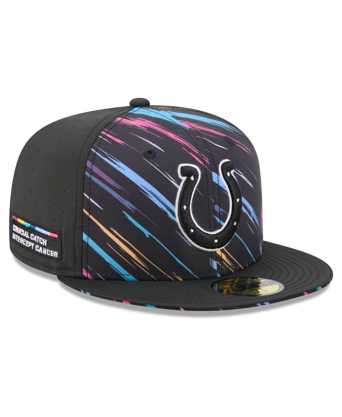 New Era Men's Black Indianapolis Colts 2026 Nfl Cruical Catch 59FIFTY Fitted Hat