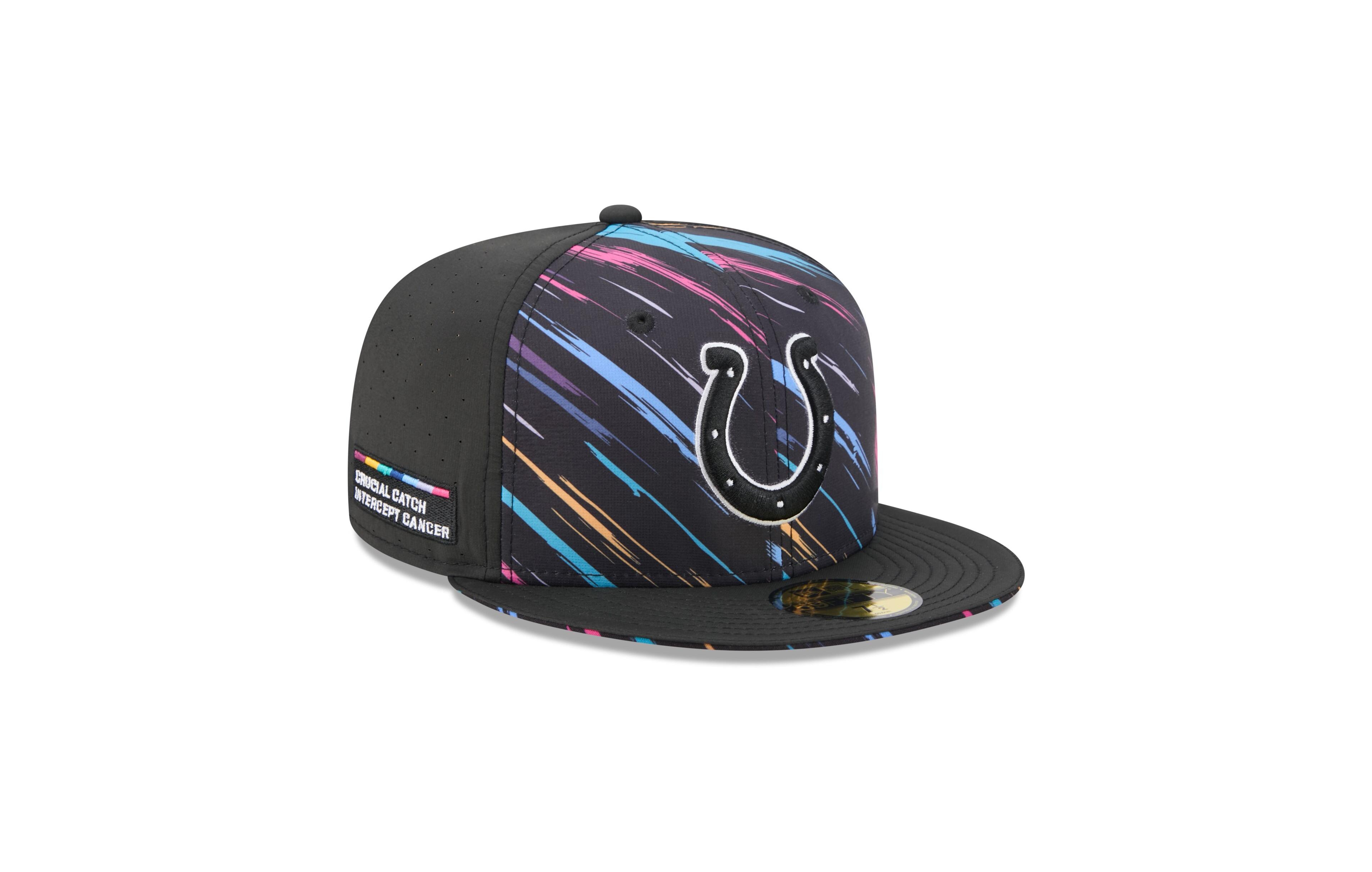 New Era Men's Black Indianapolis Colts 2026 Nfl Cruical Catch 59FIFTY Fitted Hat