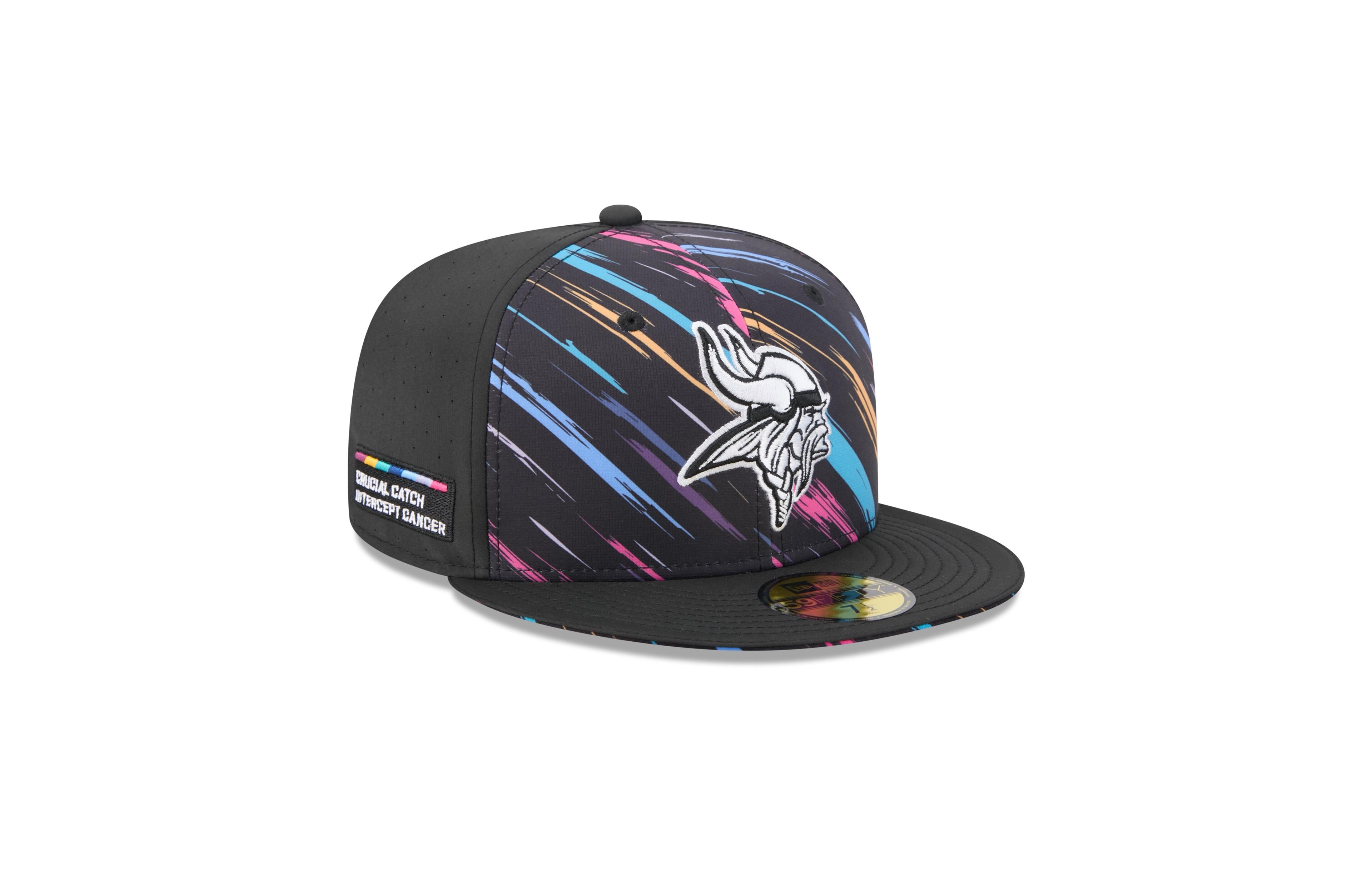 New Era Men's Black Minnesota Vikings 2026 Nfl Cruical Catch 59FIFTY Fitted Hat
