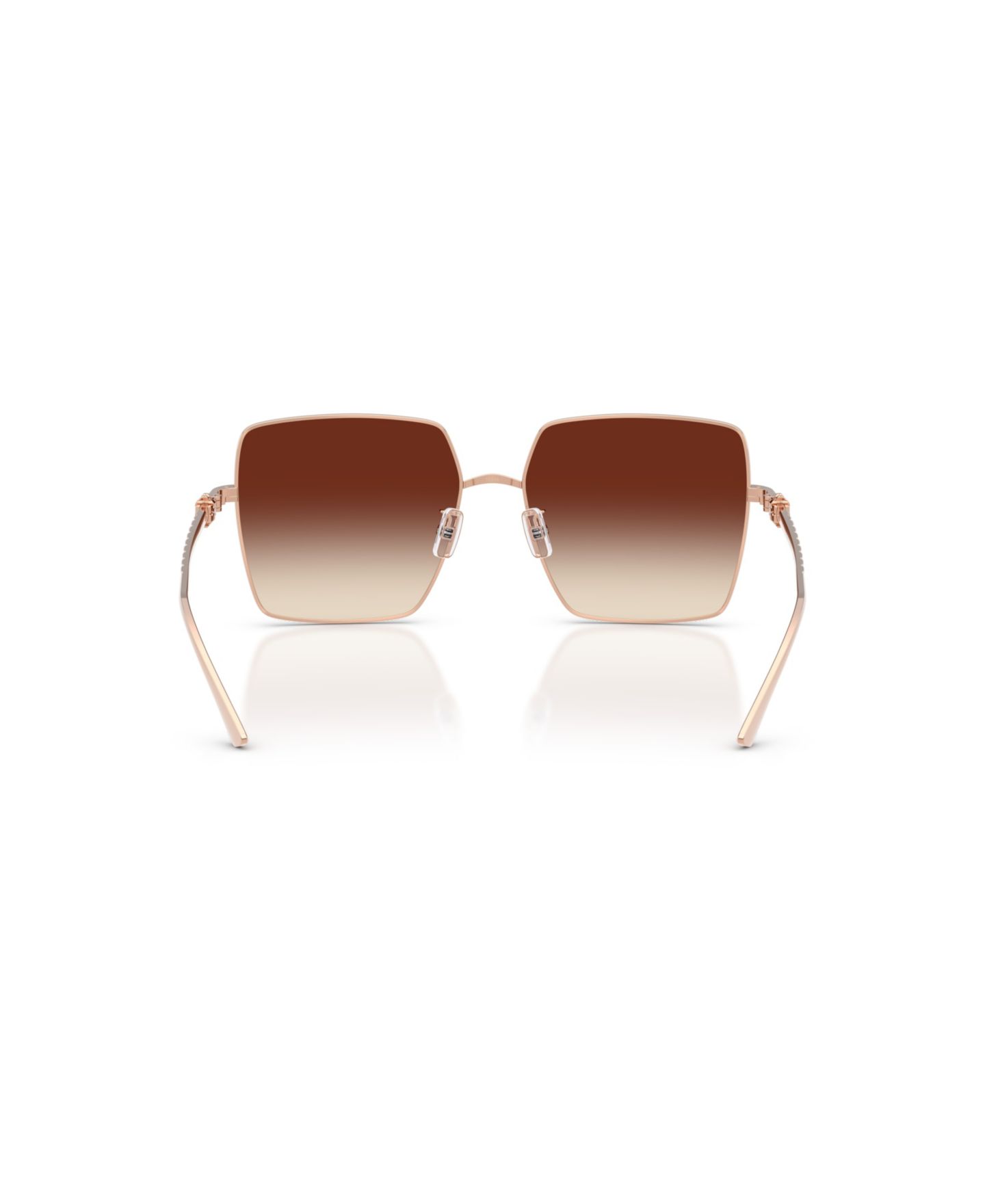 Женские солнцезащитные очки Tory Burch Square Gradient TY6120, цвет: Lolite Horn — фото 4