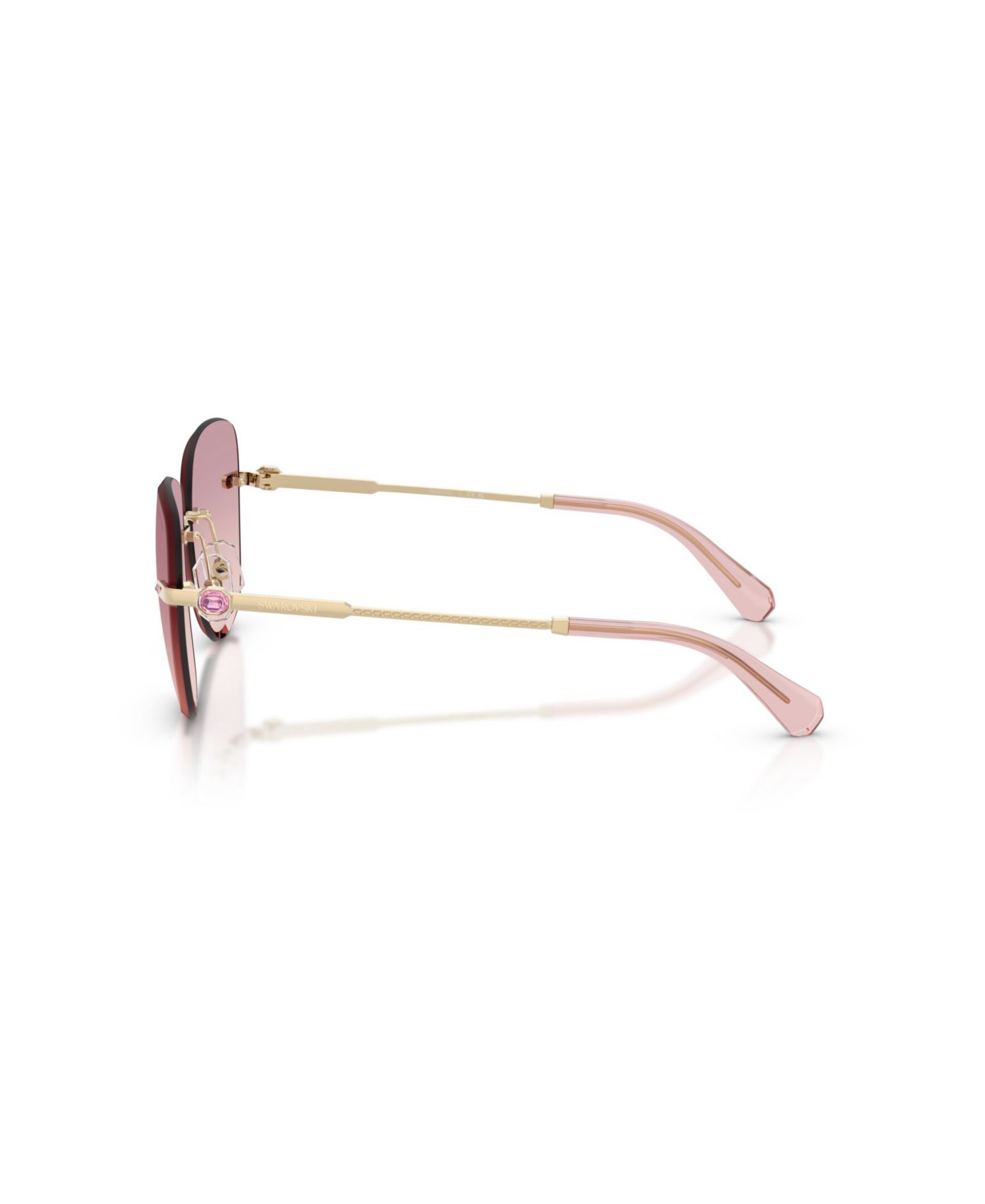 Women's Rimless Square Sunglasses SK7043