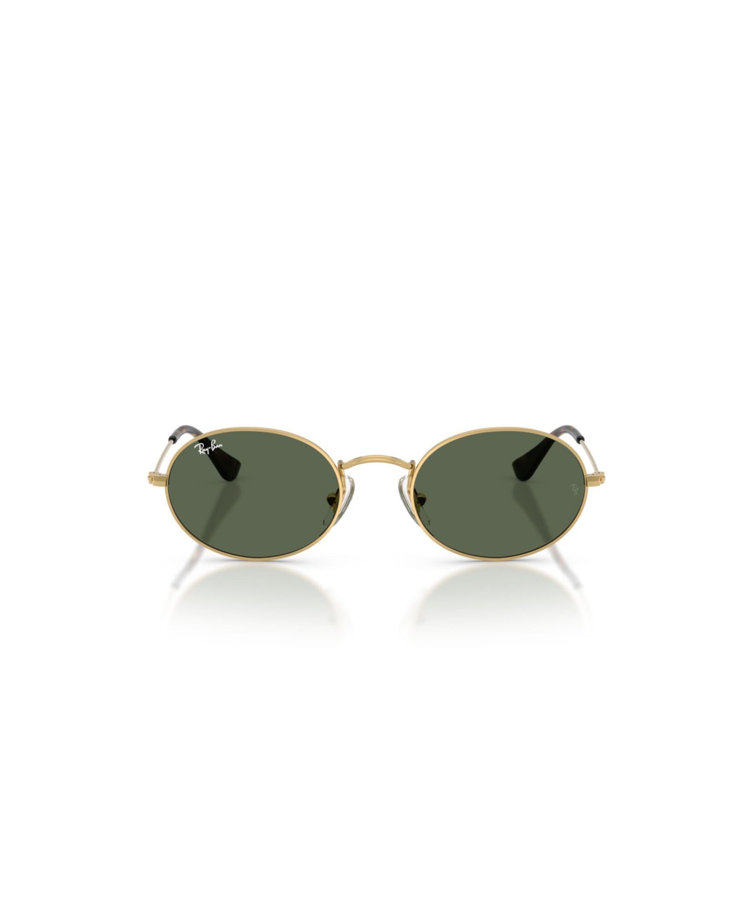 Kids' RB9645S Oval Metal Sunglasses with Adjustable Nose Pads