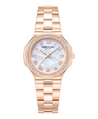 Women's Quartz Rockland Rose Gold-Tone Stainless Steel Watch 33mm