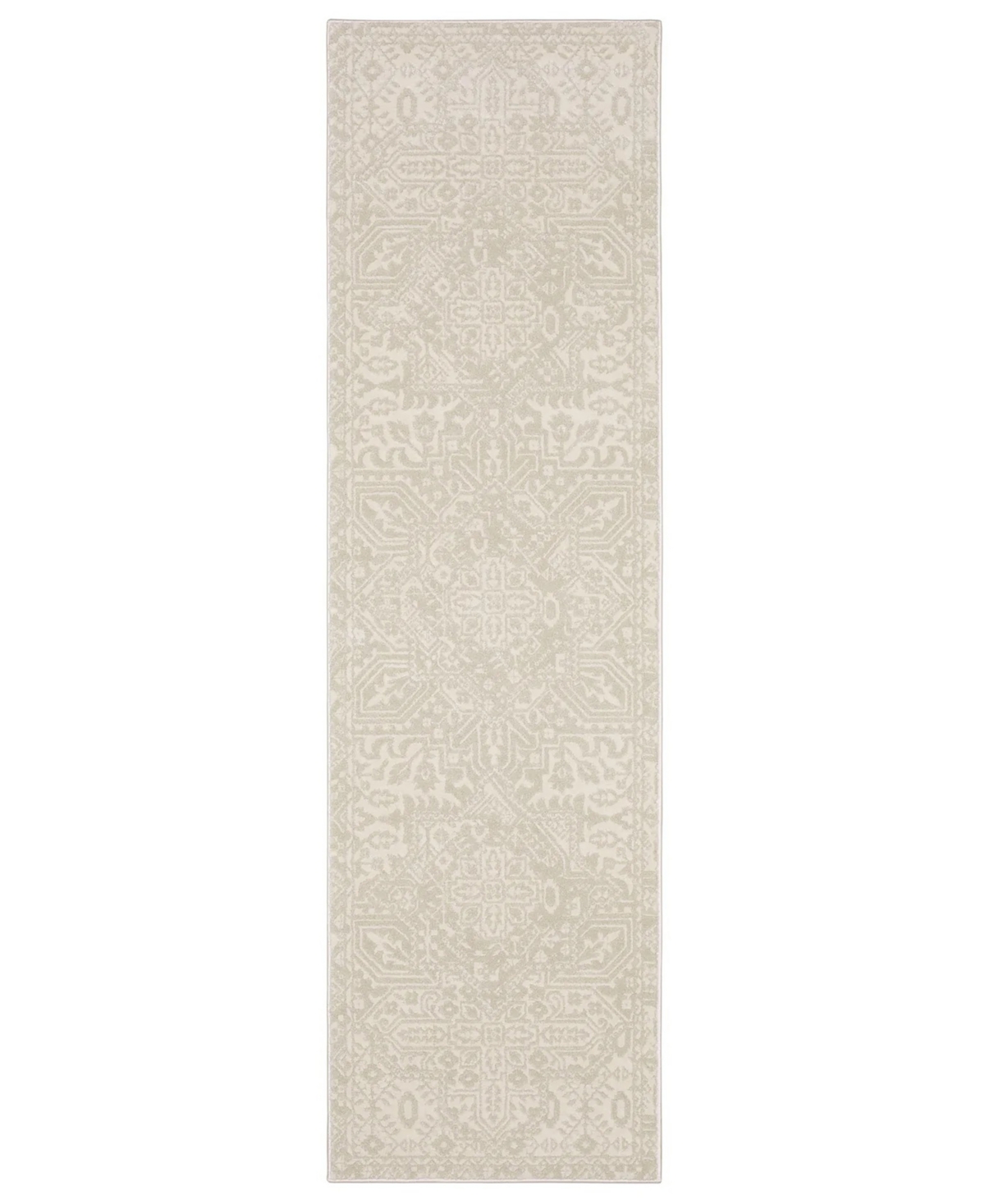RRAY09068230ST 2 ft. 3 in. x 7 ft. 6 in. Raylan RAY09 Casual & Traditional Power Loomed Rectangle Area Rug, Ivory