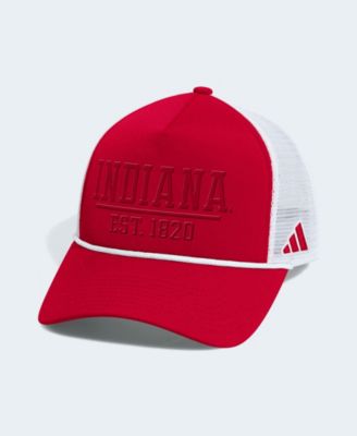 Men's  Crimson/White Indiana Hoosiers Foam Front Trucker Adjustable Hat