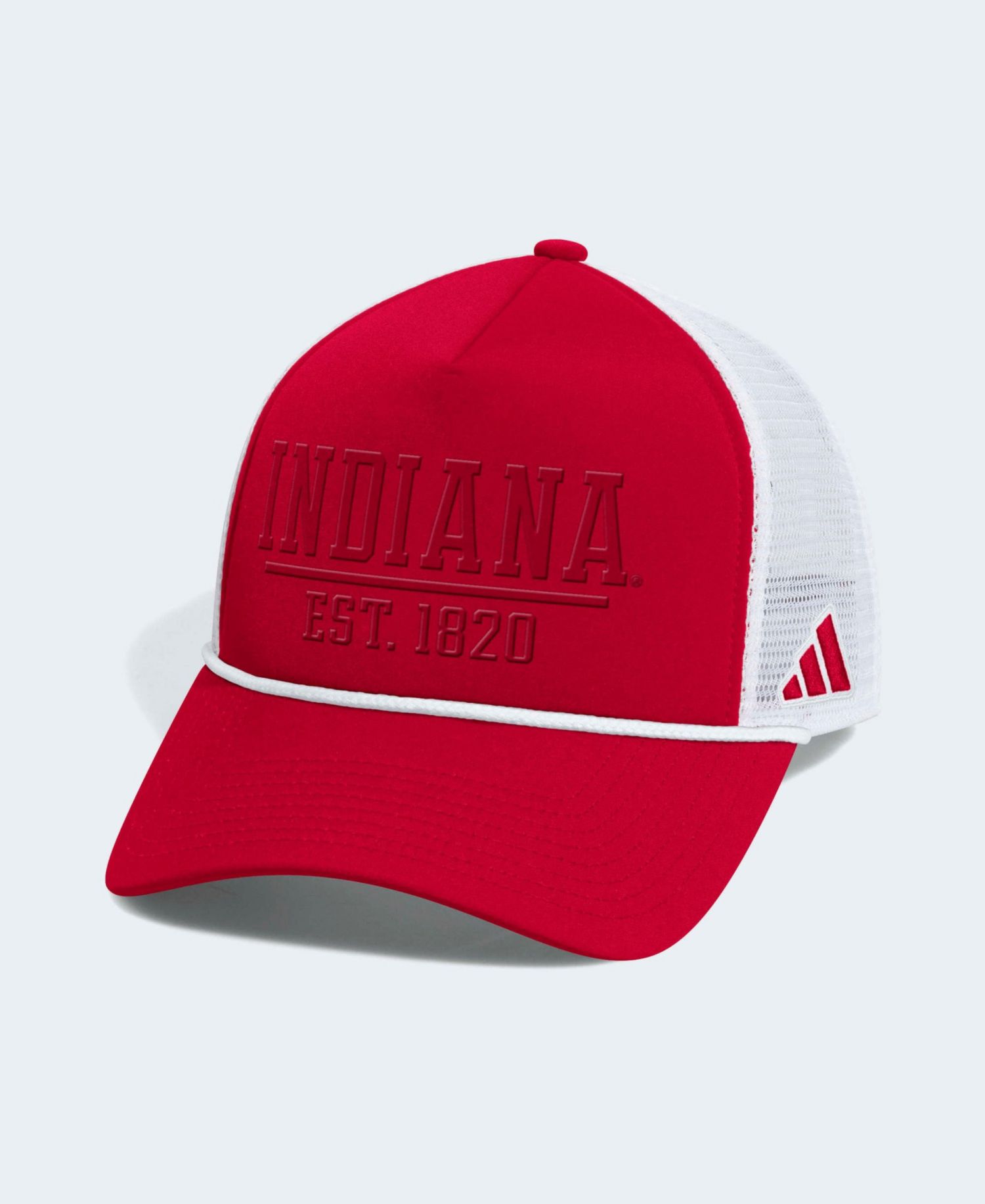Men's Crimson/White Indiana Hoosiers Foam Front Trucker Adjustable Hat