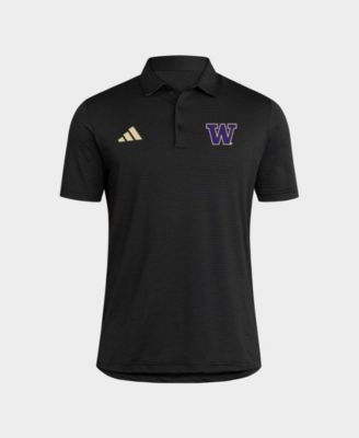 Men's Black Washington Huskies Ultimate 365 Stripe Polo
