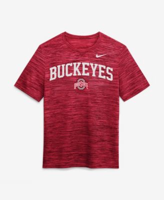 Men's  Scarlet Ohio State Buckeyes Primetime Arch Logo Velocity Dri-FIT T-Shirt