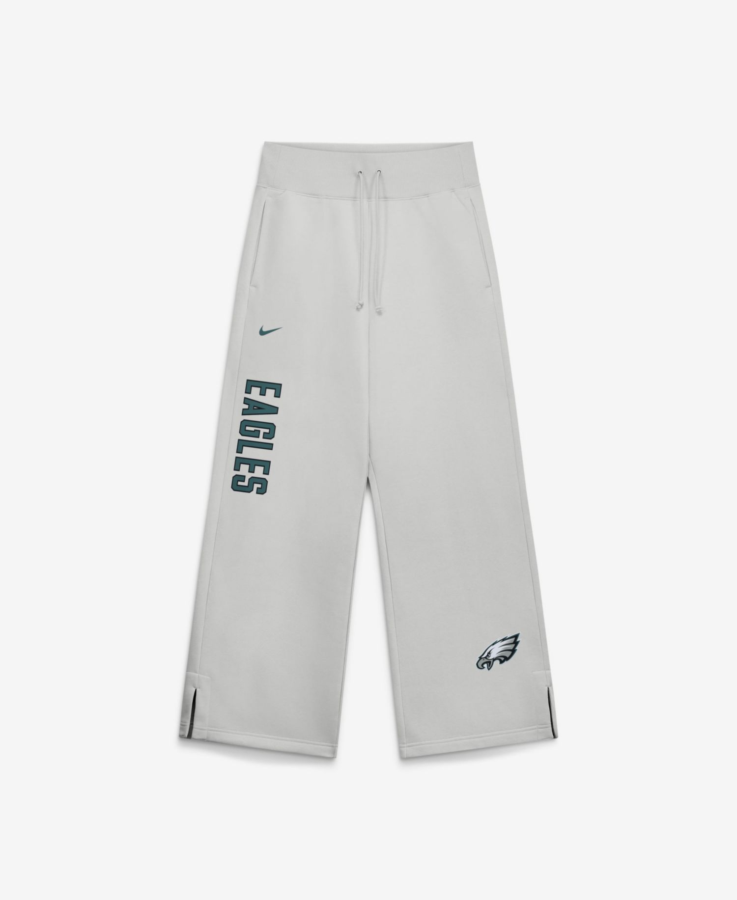 Women's Gray Philadelphia Eagles Primetime Phoenix Fleece Wide-Leg Sweatpants