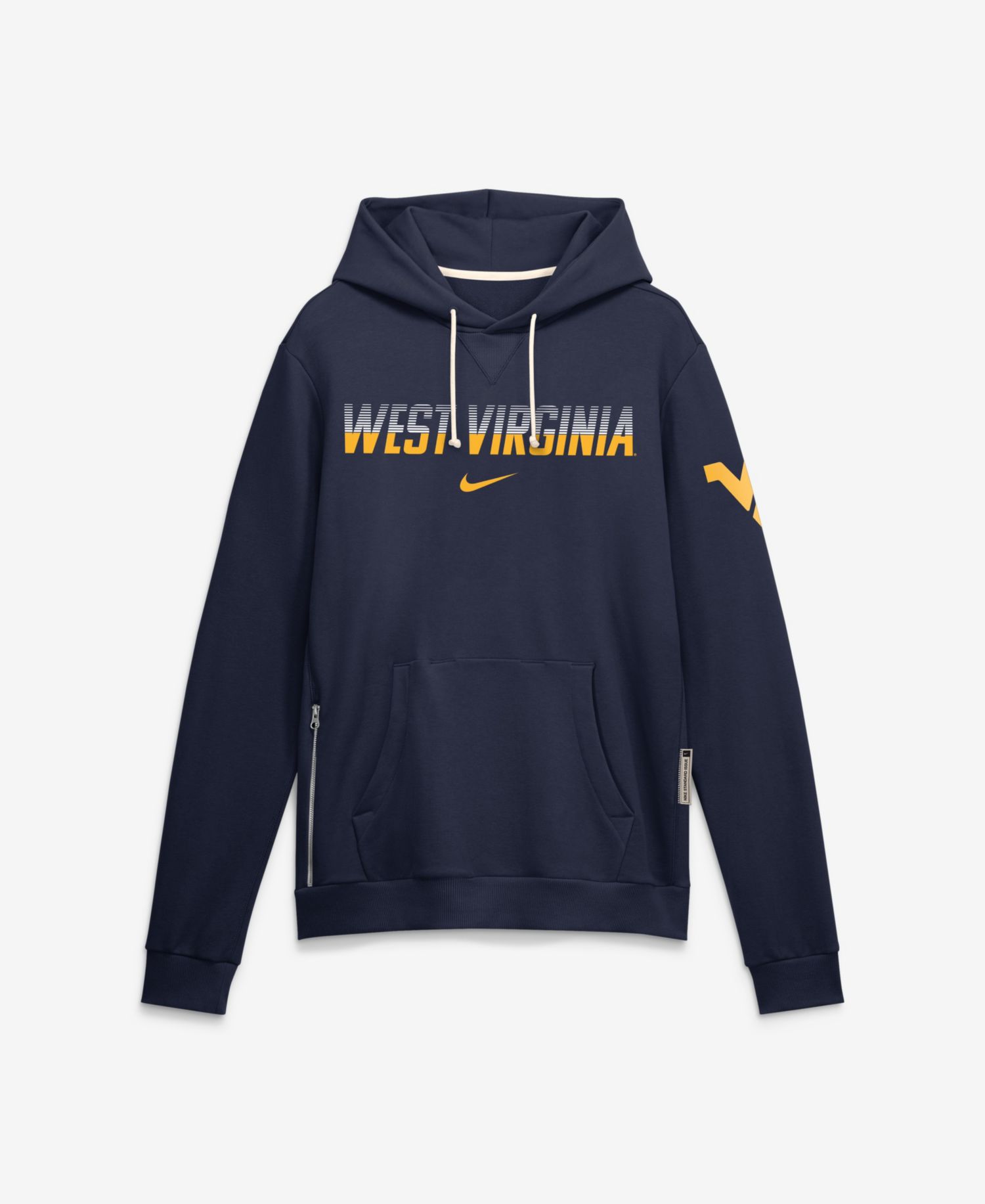 Men's Navy West Virginia Mountaineers 2026 Sideline Standard Issue Dri-FIT Hoodie