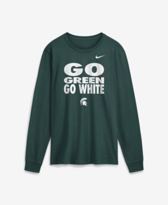 Men's Green Michigan State Spartans 2026 Sideline Slogan Dri-FIT Long Sleeve T-Shirt