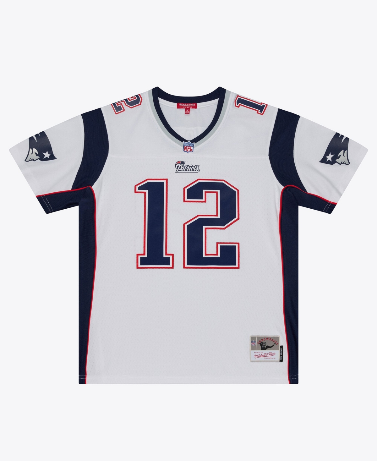 Women's Mitchell & Ness Tom Brady White New England Patriots 2000 Legacy Replica Jersey