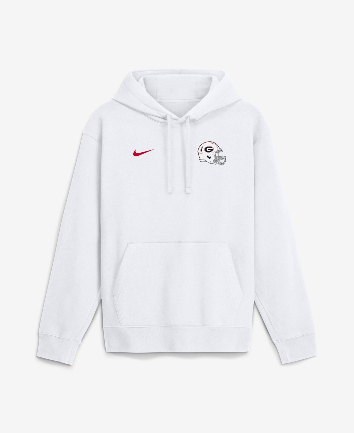 Men's White Georgia Bulldogs Whiteout Dress Code Hoodie