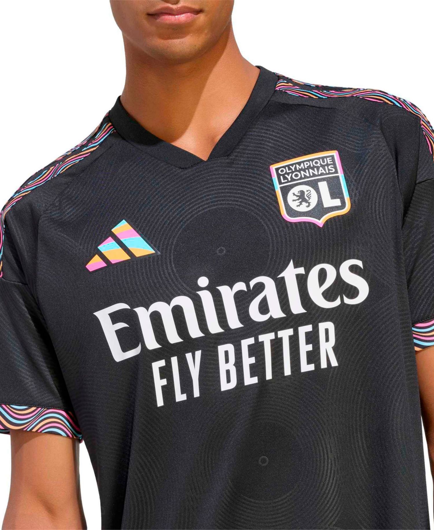 Men's Black Olympique Lyonnais 2026/27 Third Replica Jersey