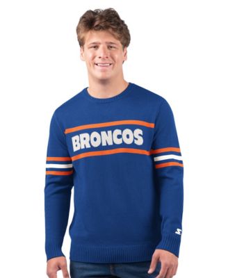 Men's Royal Denver Broncos Player Sweater