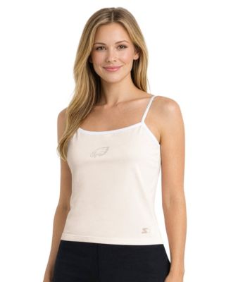 Women's  Cream Philadelphia Eagles Camisole Top