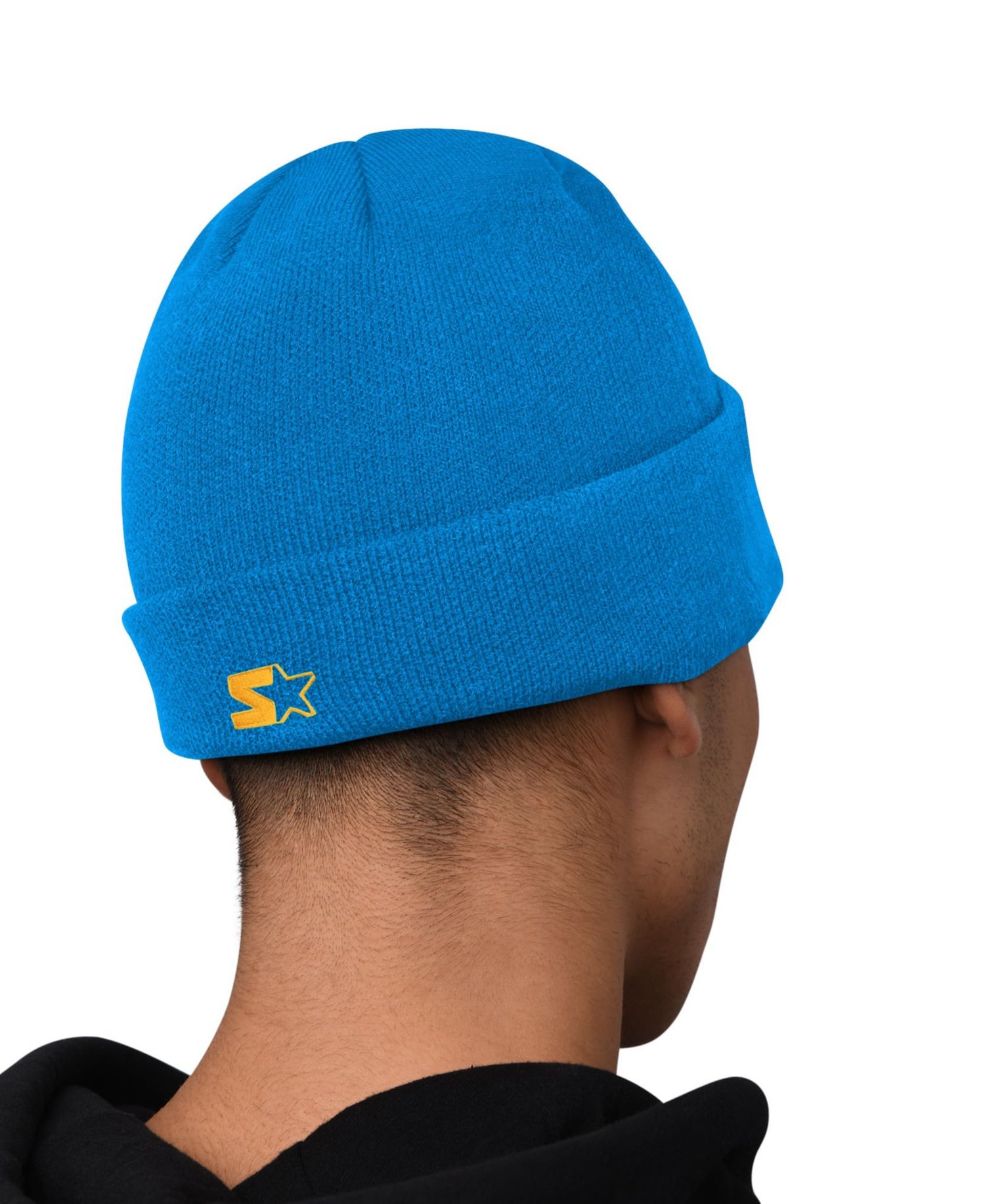Men's Light Blue Los Angeles Chargers Hoodie and Cuffed Knit Hat Combo Pack