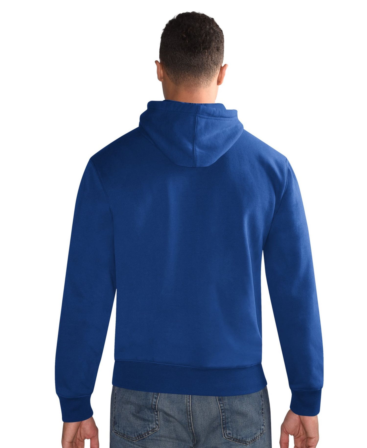 Men's Royal Buffalo Bills Hoodie and Cuffed Knit Hat Combo Pack