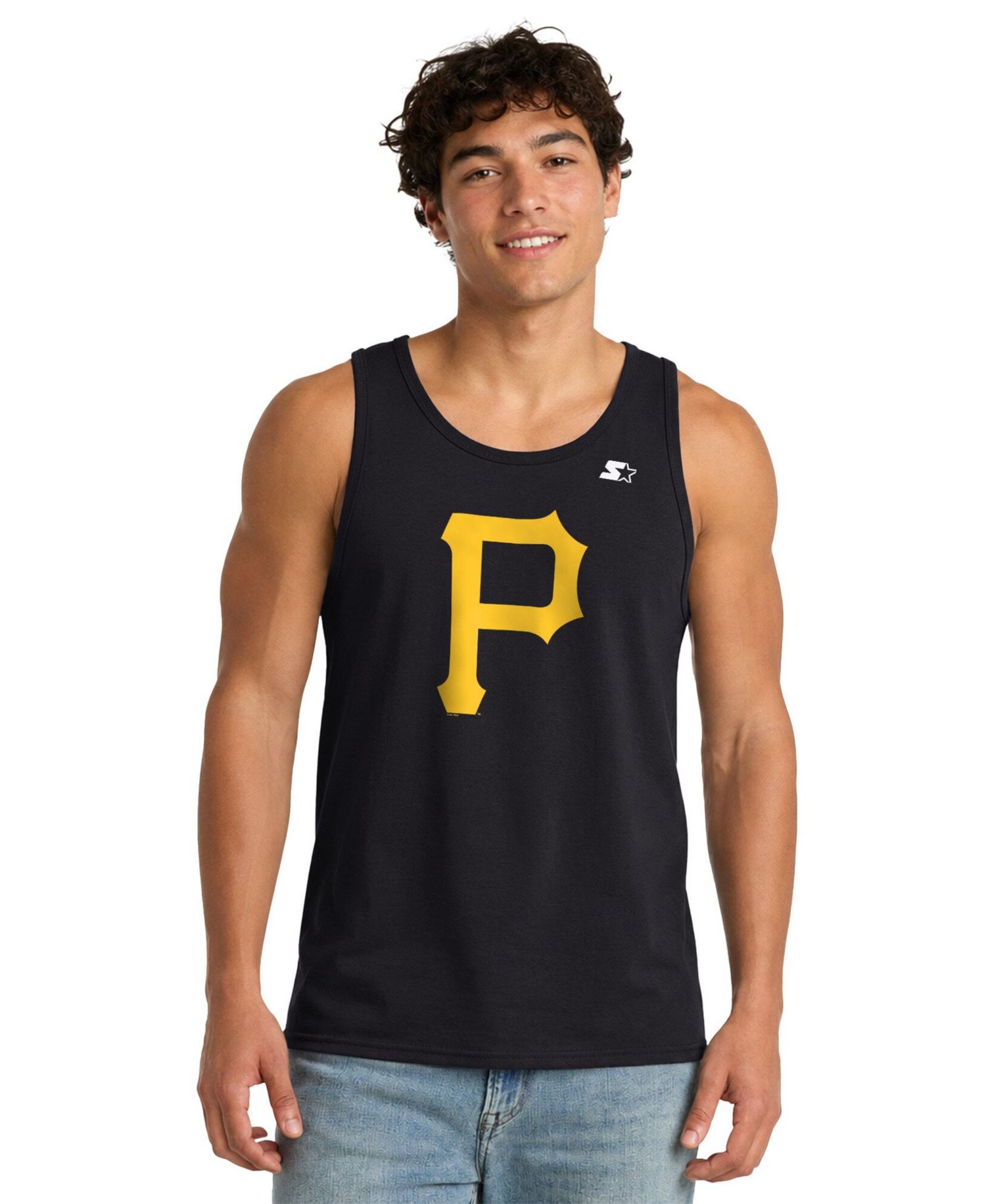 Men's Black Pittsburgh Pirates Tank Top