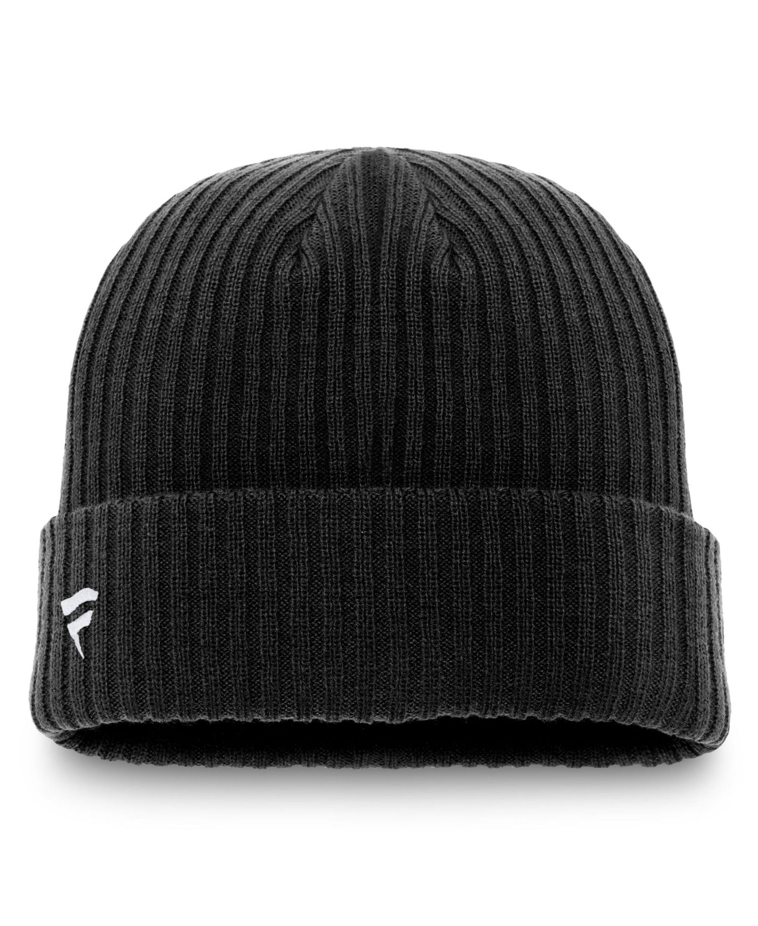 Men's Black San Jose Sharks Core Primary Logo Cuffed Knit Hat