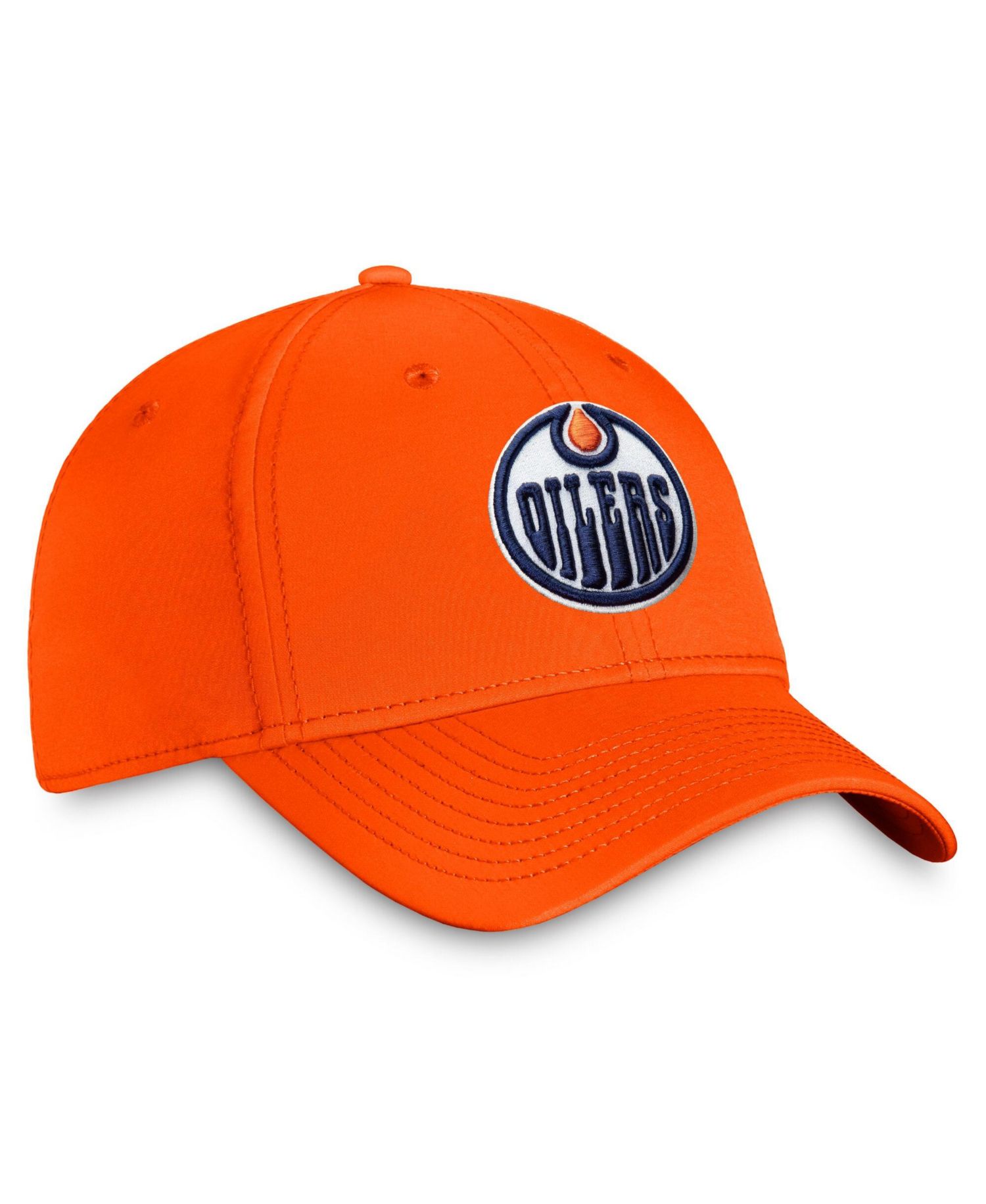 Men's Orange Edmonton Oilers Core Primary Logo Flex Hat