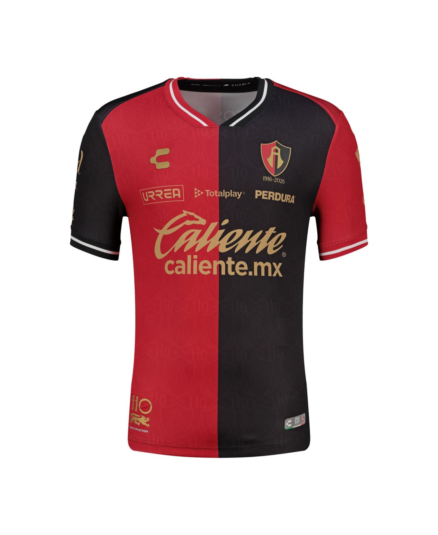 Men's Red/Black Club Atlas 2026/27 Home Authentic Jersey