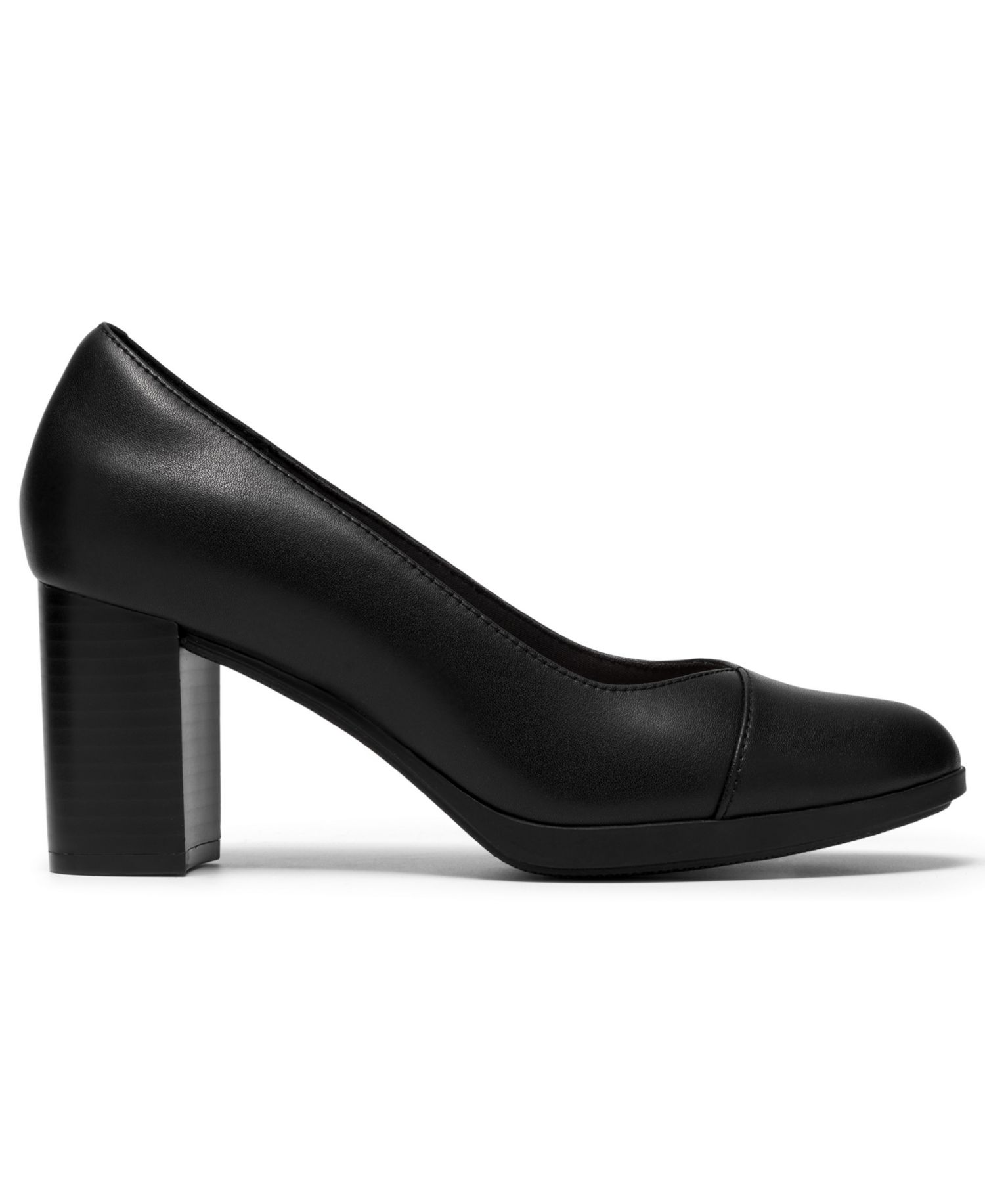 Women's Bayla Rae Block-Heel Round-Toe Comfort Pumps