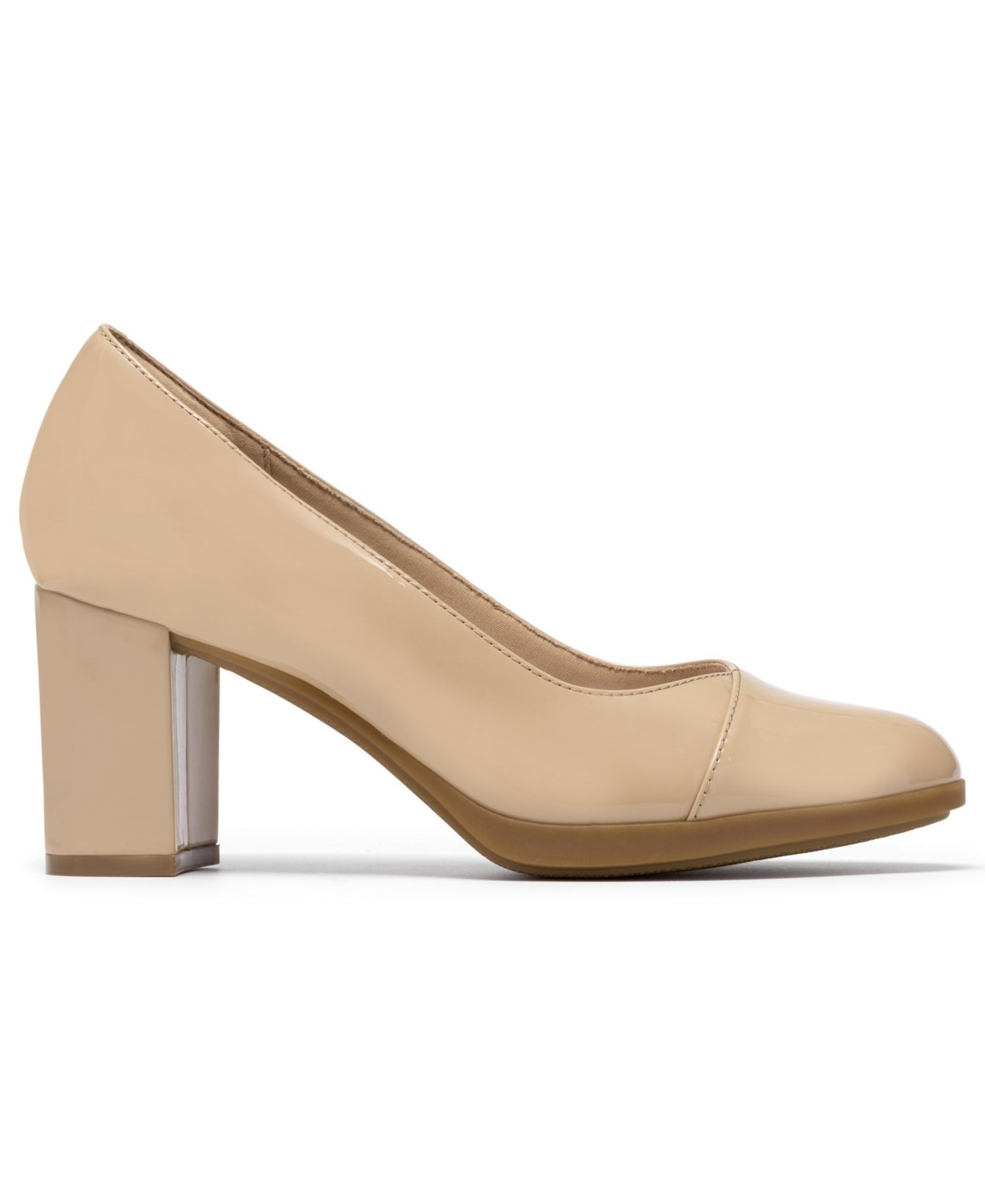 Women's Bayla Rae Block-Heel Round-Toe Comfort Pumps