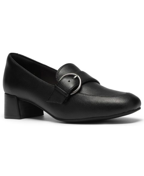 Женские туфли Clarks Collection Iridessa Wish Slip-On Loafer Pumps, цвет: Чёрный кожаный