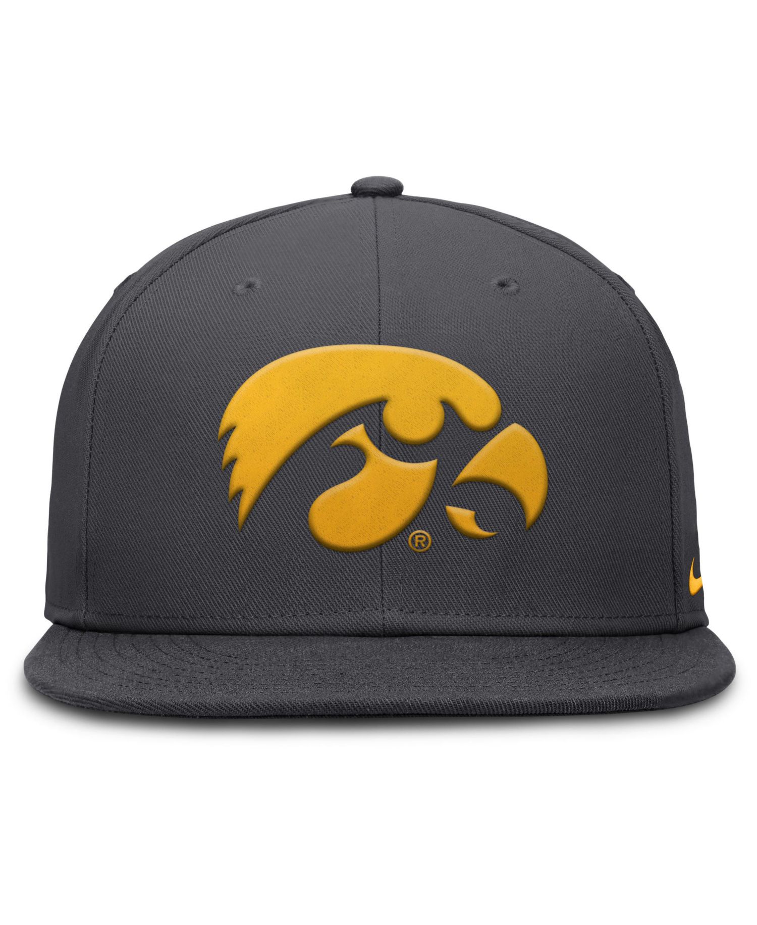 Men's Anthracite Iowa Hawkeyes Pro Dri-FIT Fitted Hat