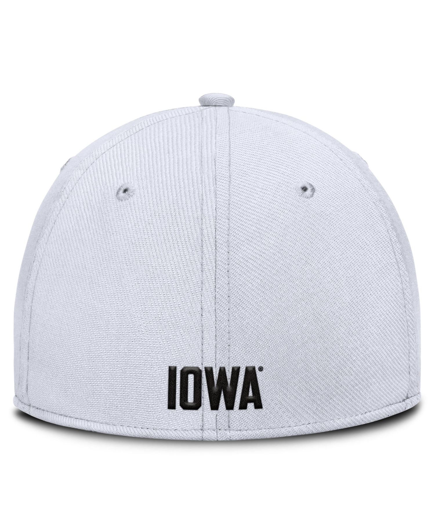 Men's White Iowa Hawkeyes Rise SwooshFlex Dri-FIT Hat