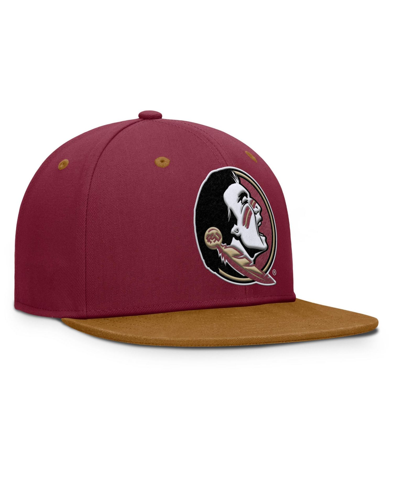 Men's Garnet/Brown Florida State Seminoles NoBo Fitted Hat