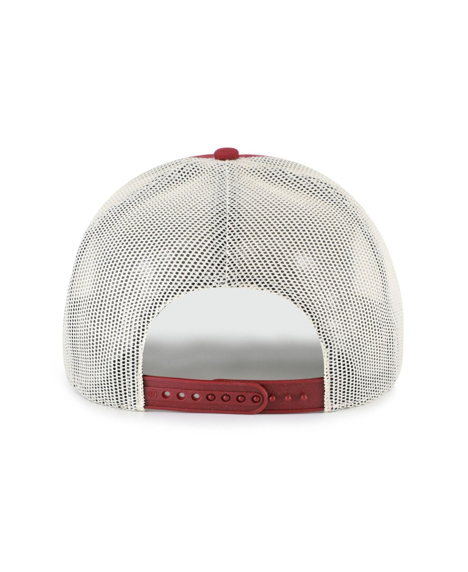Men's '47 Burgundy Colorado Avalanche Heavy Twill Trucker Hitch Rope Adjustable Hat