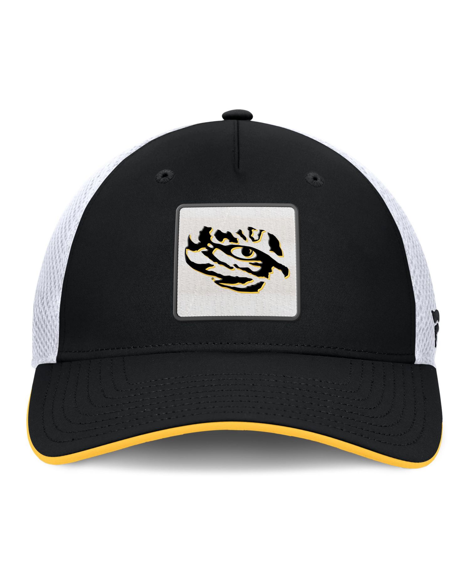 Men's Black LSU Tigers 5-Panel Matter Flex Hat
