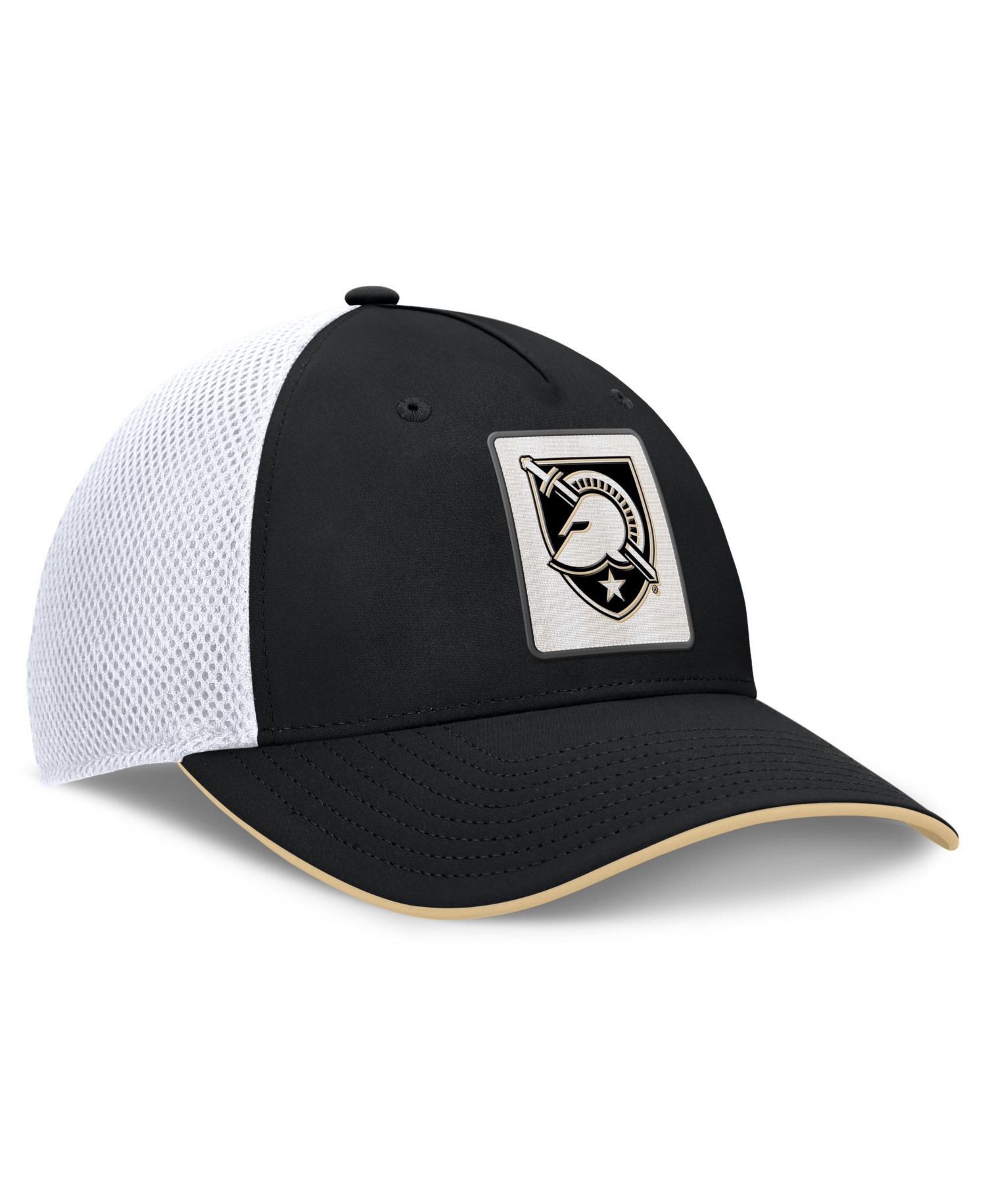Men's Black Army Black Knights 5-Panel Matter Flex Hat