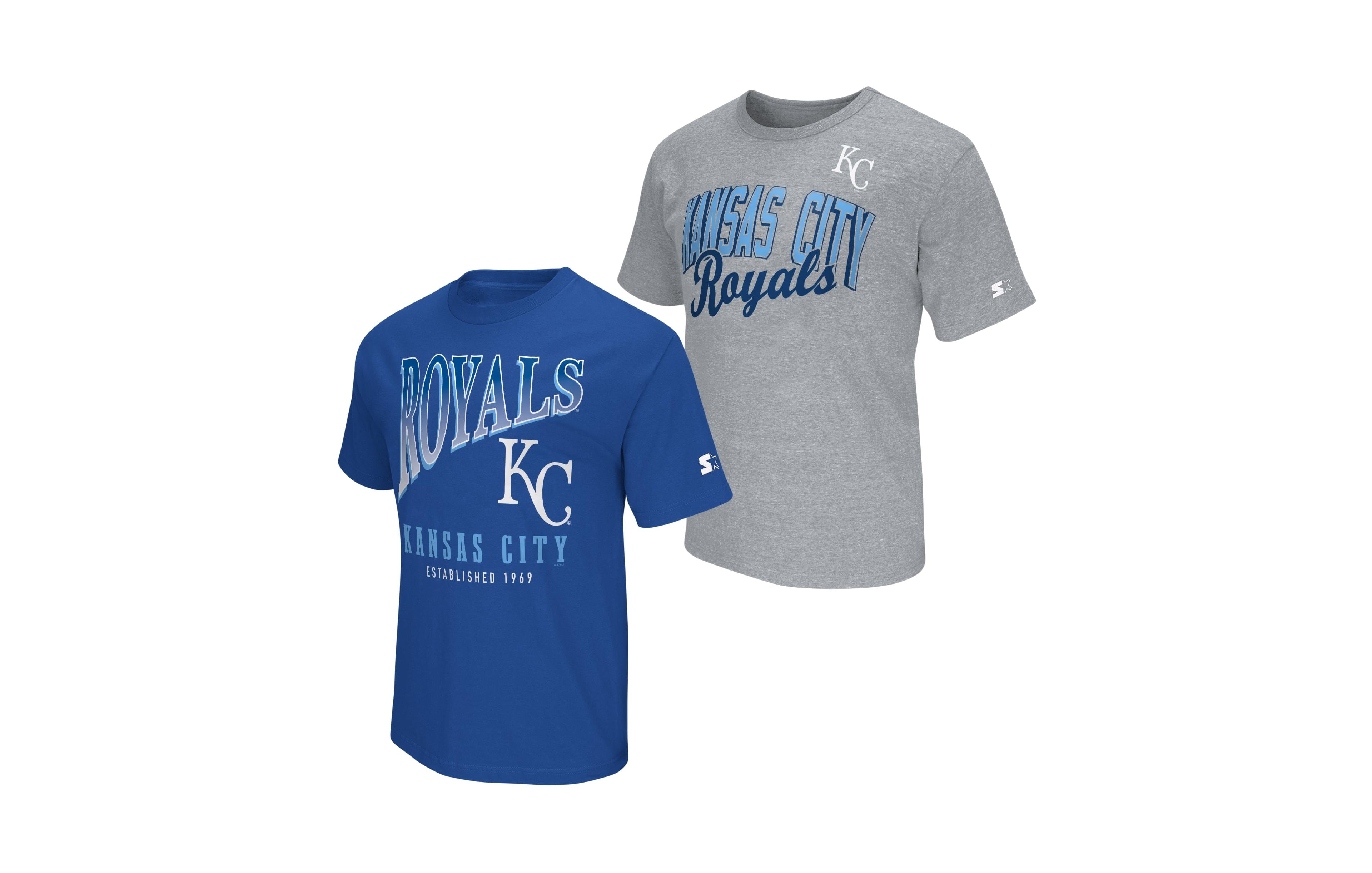 Starter Men's Kansas City Royals Graphic T-Shirt, 2-Piece Set