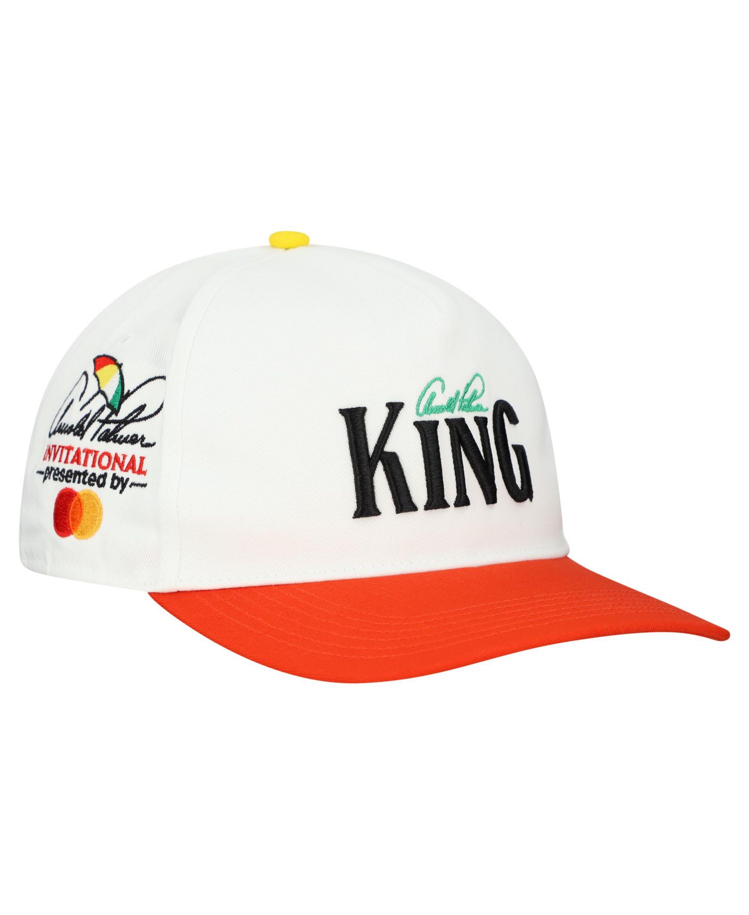 Men's White Arnold Palmer Invitational King Adjustable Hat
