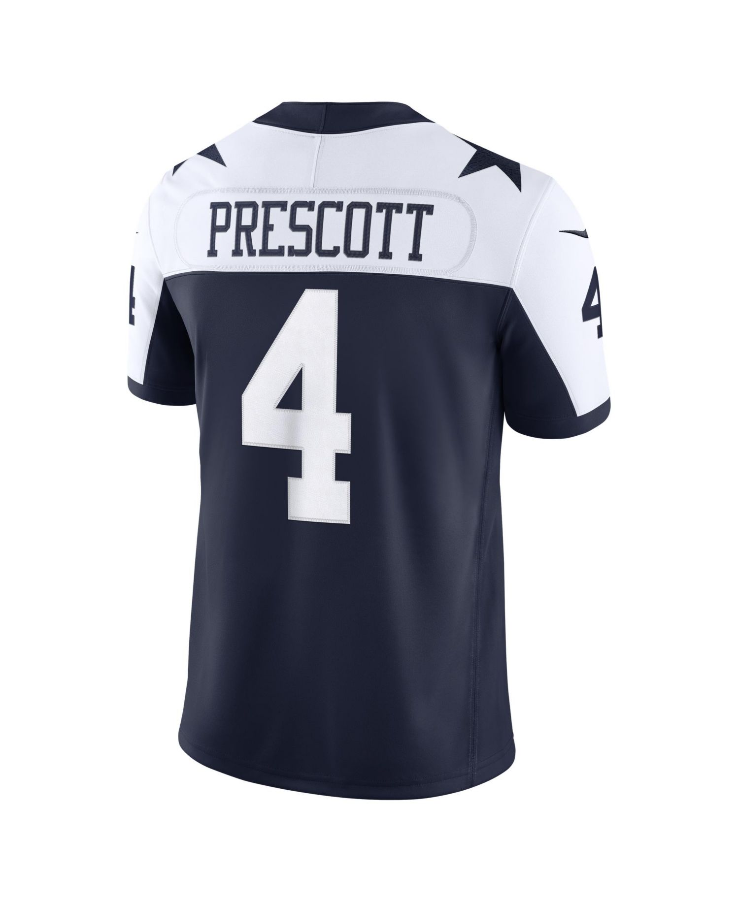 Men's Dak Prescott Navy Dallas Cowboys Alternate Vapor F.U.S.E. Stitched Limited Jersey
